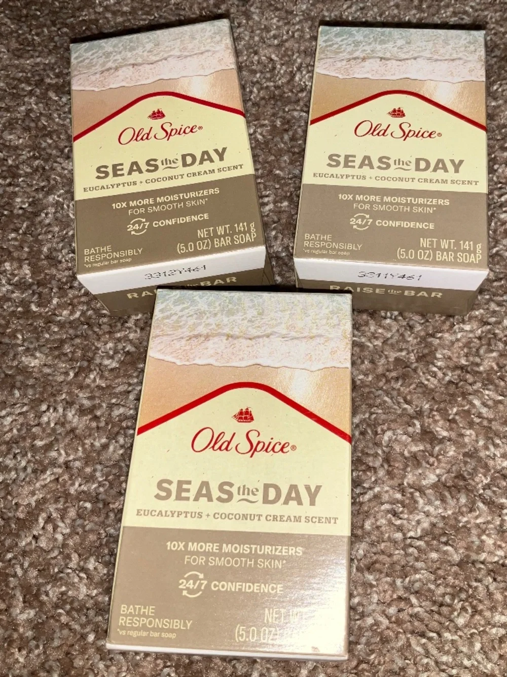 Bundle of 3-Old Spice Premium Bar Soaps